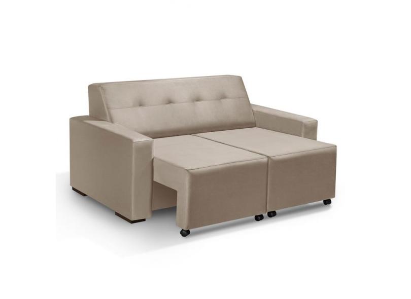 Sofá 2 lugares Retrátil Reclinável Suede Atenas Premium Estofados