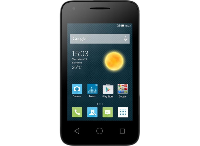Smartphone Alcatel Pixi 3 4013J 2 Chips 4GB Android 4.4 (Kit Kat) 3G Wi-Fi