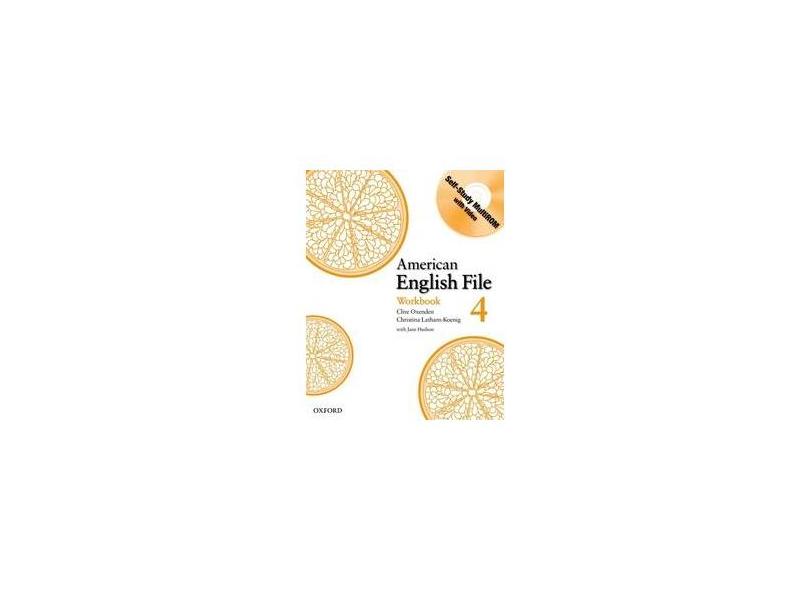 American English File 4 - Workbook With CD-ROM - Oxford; Oxford - 9780194774666