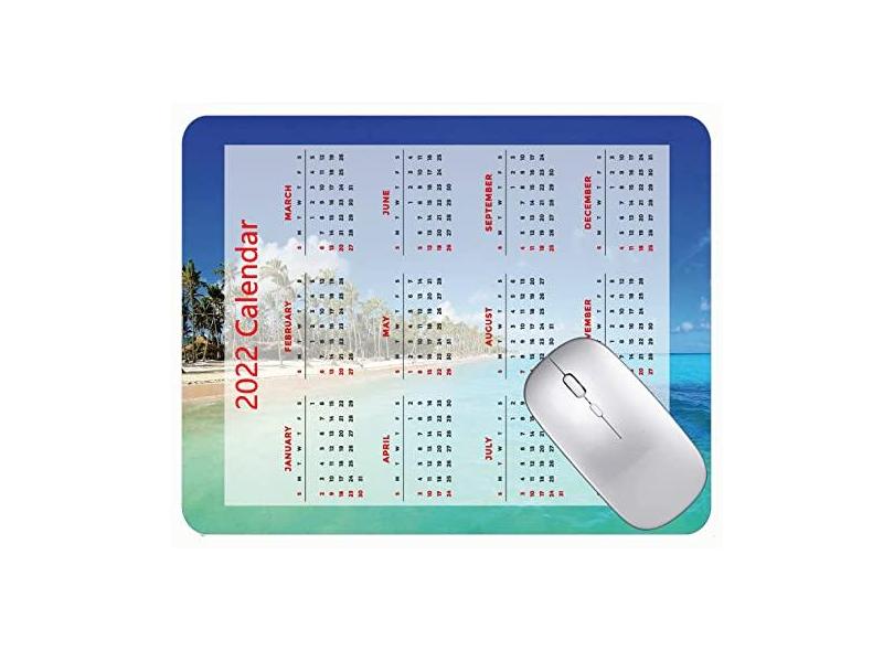 Mouse pad para jogos com design especial 2022, mouse pad para jogos Maldivas Tropical Beach Palm Mouse pads com bordas costuradas