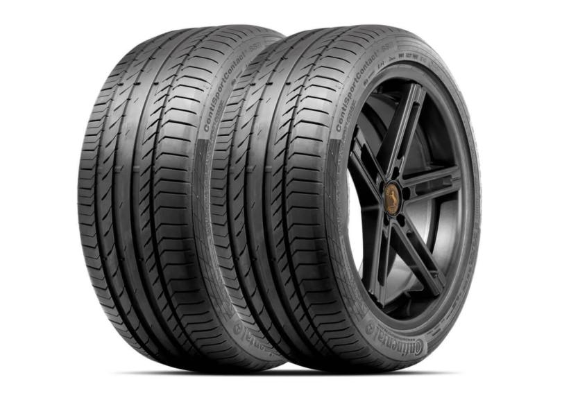 Kit 2 Pneu Continental Aro 18 245/35r18 88y Sport Contact 5