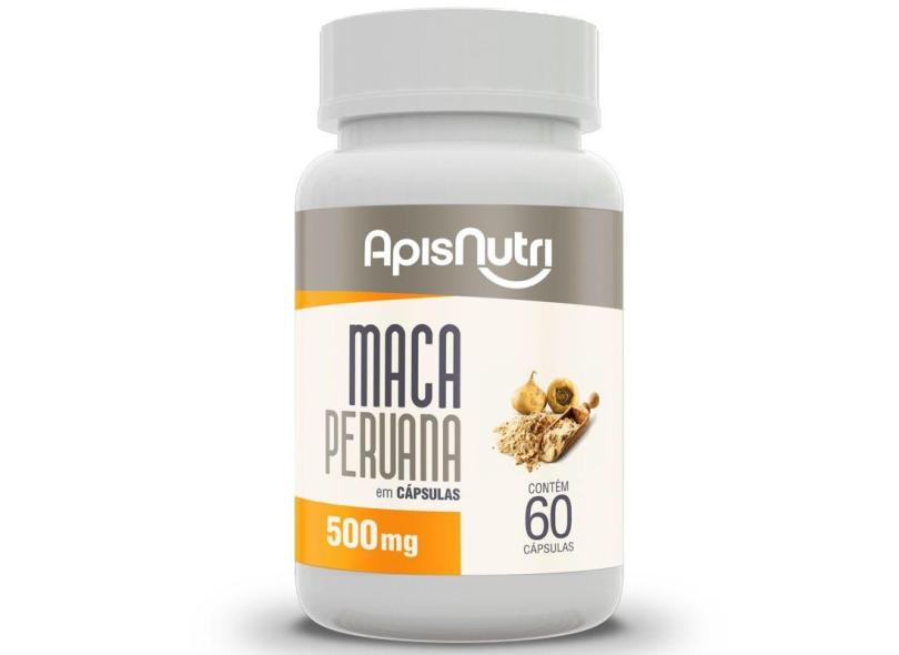 Maca Peruana 500mg 60 cápsulas Apisnutri