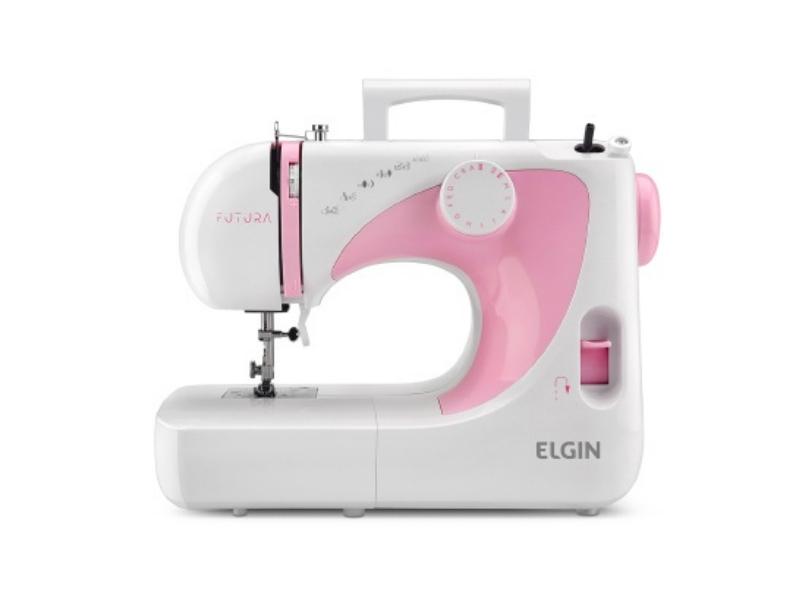 Máquina de Costura Doméstica Reta Futura JX2040 - Elgin