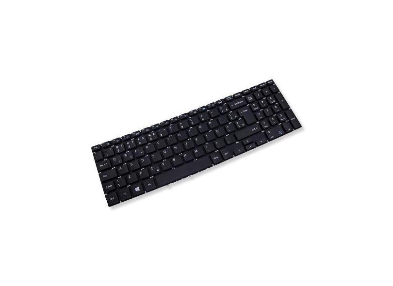Teclado para Notebook bringIT compatível com Samsung Expert X23 ABNT2,