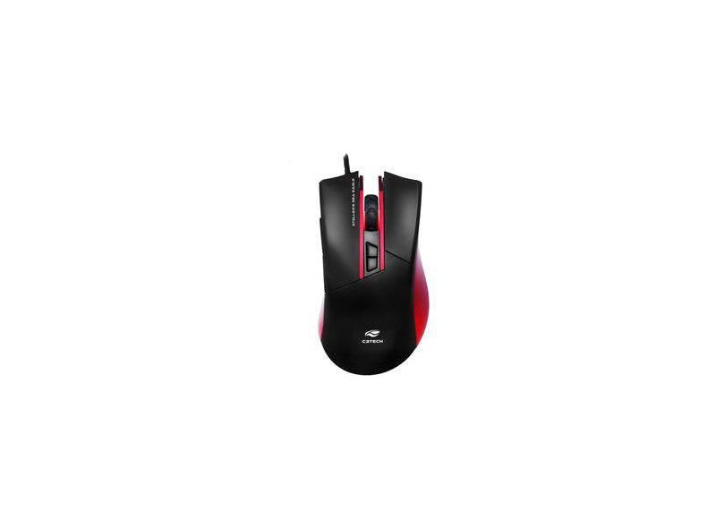 Mouse Gamer Stellers 3200dpi - 7 Botões - Mg-200brd - C3-tech