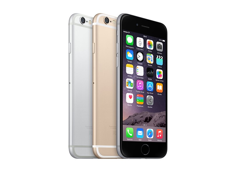 Novo Smartphone Apple iPhone 6 128GB iOS 8 3G 4G Wi-Fi