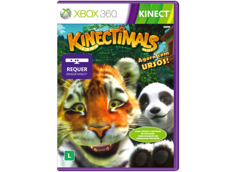 Jogo Kinectimals Bears Microsoft Xbox 360