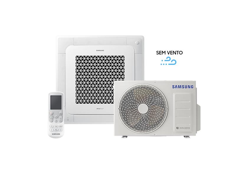 Ar-Condicionado Split Cassete Samsung Wind Free 24000 BTUs Quente/Frio Inverter F-CAC-024DN4DK