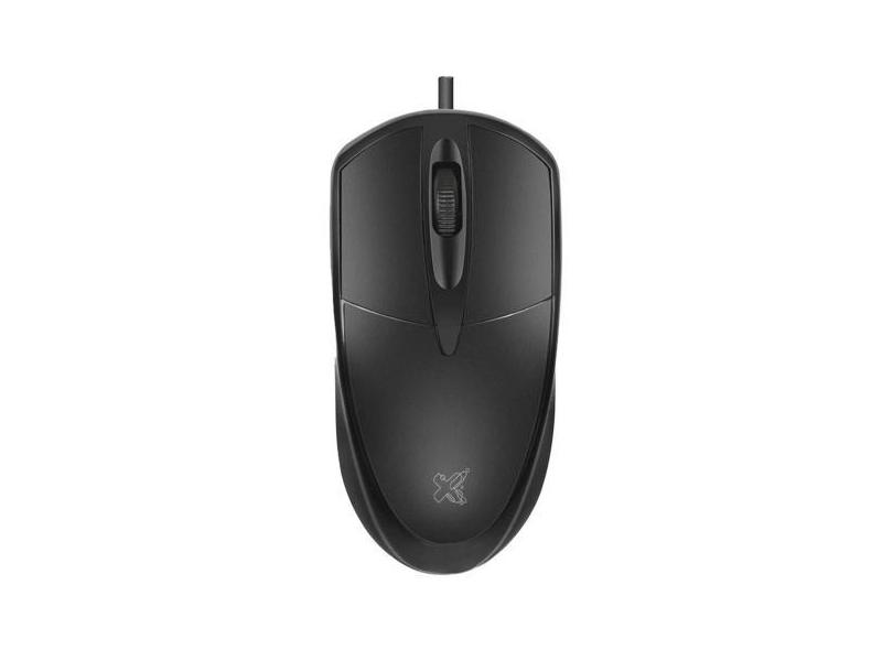 Mouse Maxprint Universitário, 1200DPI, 3 Botões, USB, Preto - 60000134