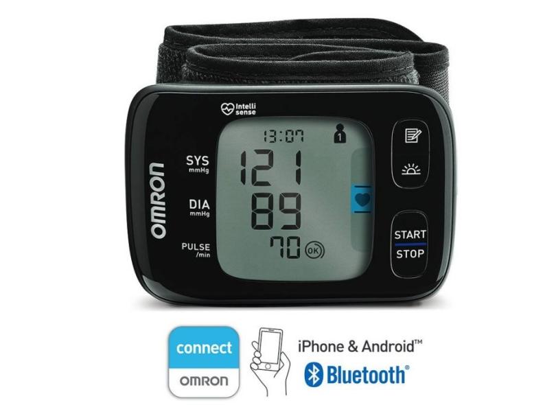 Aparelho Medidor de Pressão De Pulso Digital Automático Omron HEM-6232T Bluetooth Connect