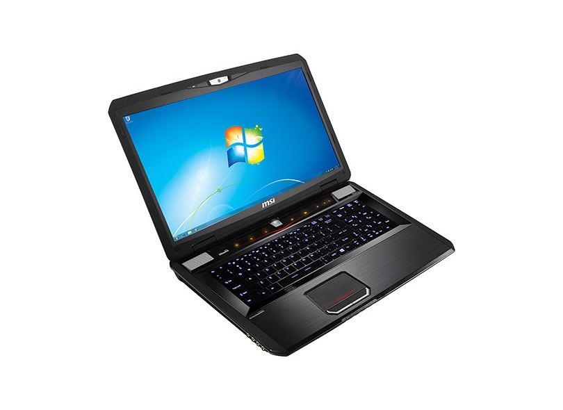Notebook MSI Workstation Intel Core i7 4810MQ 16 GB de RAM HD 1 TB SSD 128 GB LED 17.3 " Windows 7 Professional WT70-2OK