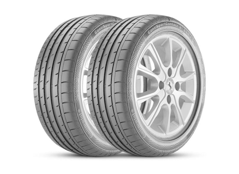 Kit 2 Pneu Continental 275/40r19 Fr Contisportcontact 3 Ssr