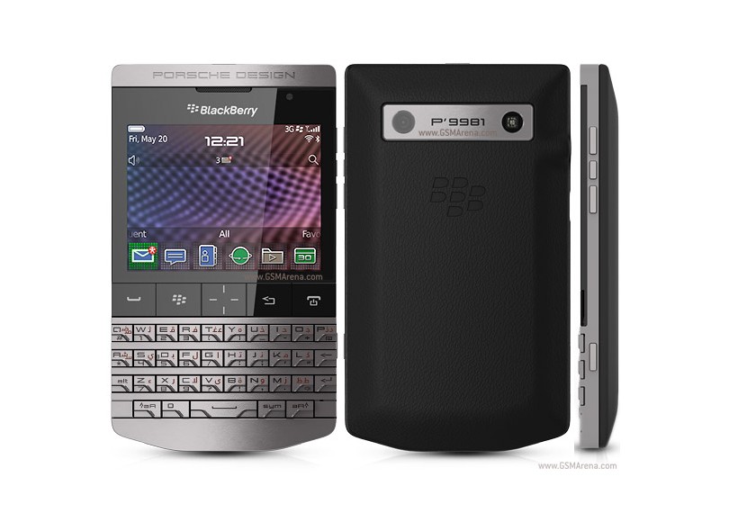 Smartphone Blackberry Porsche Design P9981 5,0 Megapixels BlackBerry OS 7.0 Desbloqueado