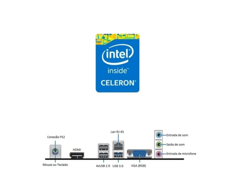 PC 3Green Intel Celeron J1800 2.4 GHz 4 GB 500 GB Intel HD Graphics 15.6 " Linux 1976