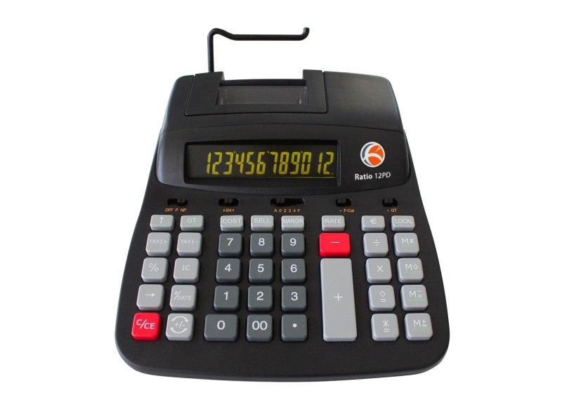 Calculadora De Mesa com Bobina Reis Office Térmica Ratio 12PD