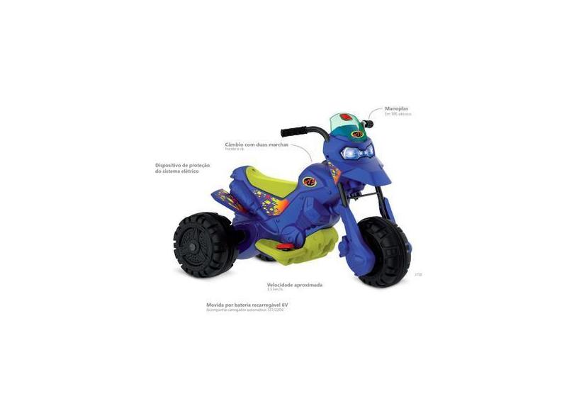 Moto Xt3  Elétrica 6V - Brinquedos Bandeirante