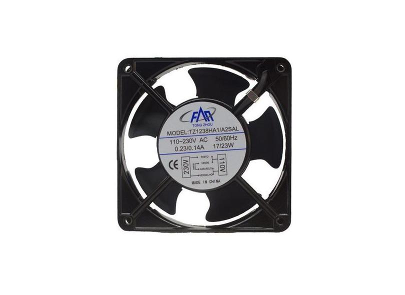 Ventilador de Painel 120x120x38 110/220V Embutido Bucha Maxtech