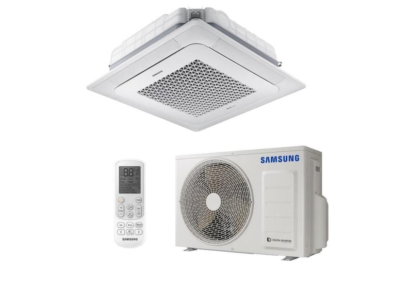 Ar-Condicionado Split Inverter Cassete 18000 BTUs Samsung WindFree Quente e Frio AC018DN4DKG/AC018DXADKG/PC4NUFMANW 220V