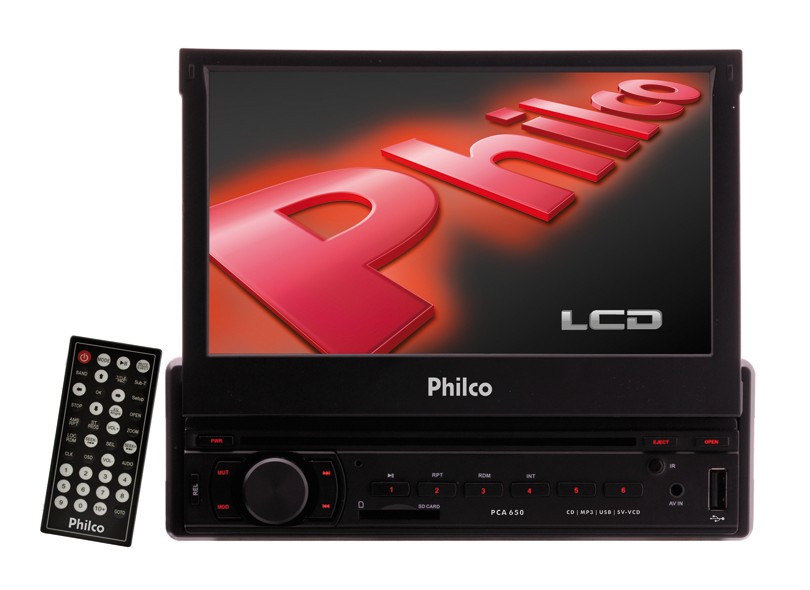 DVD Player Automotivo Pihlco Tela TouchScreen 7" USB PCA650