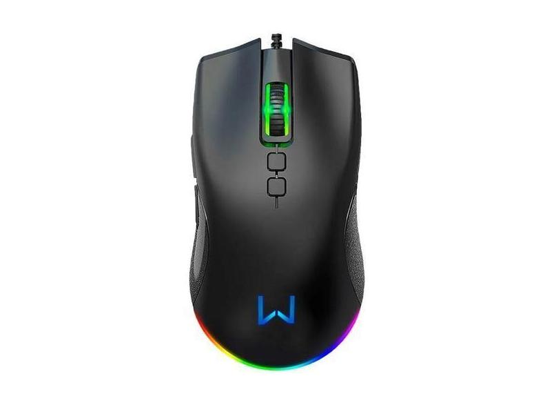 Mouse Gamer RUSH 12000DPI 7 Botões Warrior Multilaser MO392