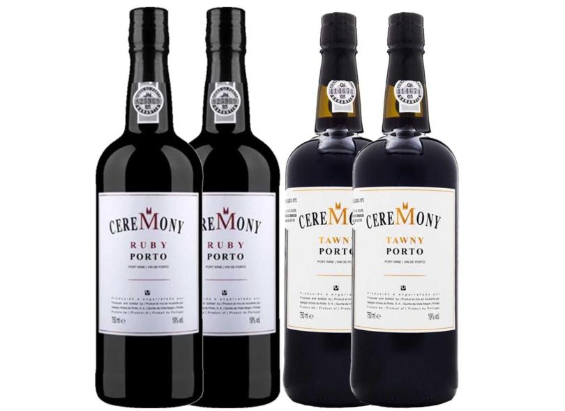 Kit X Vinho Tinto Português Do Porto Ceremony Ruby Tawny Ml em Promoção é no Buscapé