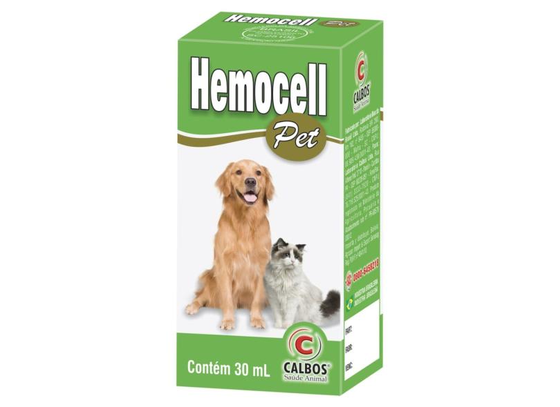 Hemocell 30ml Calbos Pet com o Melhor Preço é no Zoom