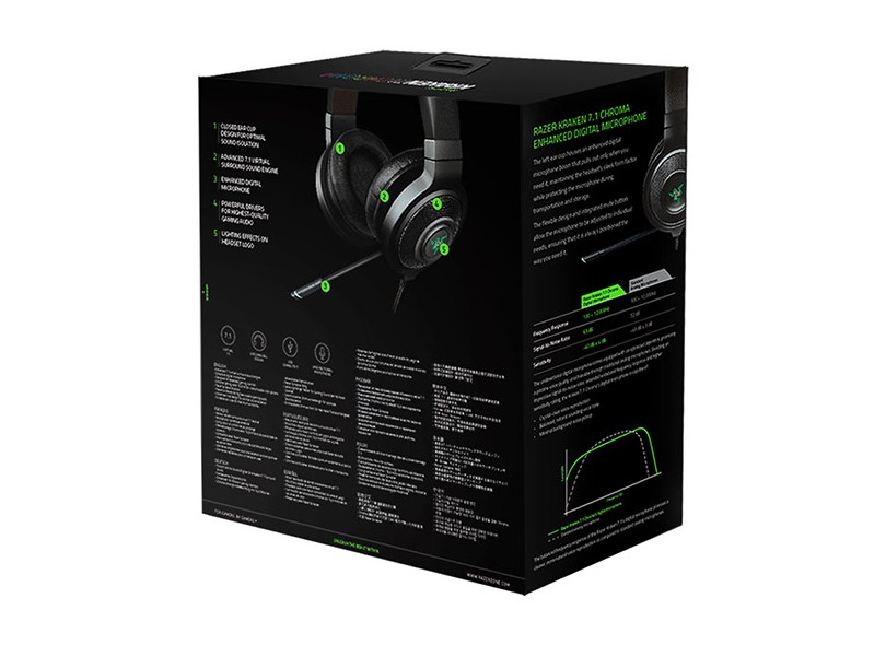 Headset Razer Kraken 7.1 Chroma