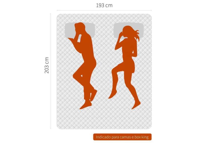 Colchão King Mola Ensacada Guldi (25x193x203) 