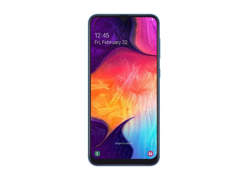 Smartphone Samsung Galaxy A50 SM-A505G TV Digital 128GB Câmera Tripla 2 Chips Android 9.0 (Pie)