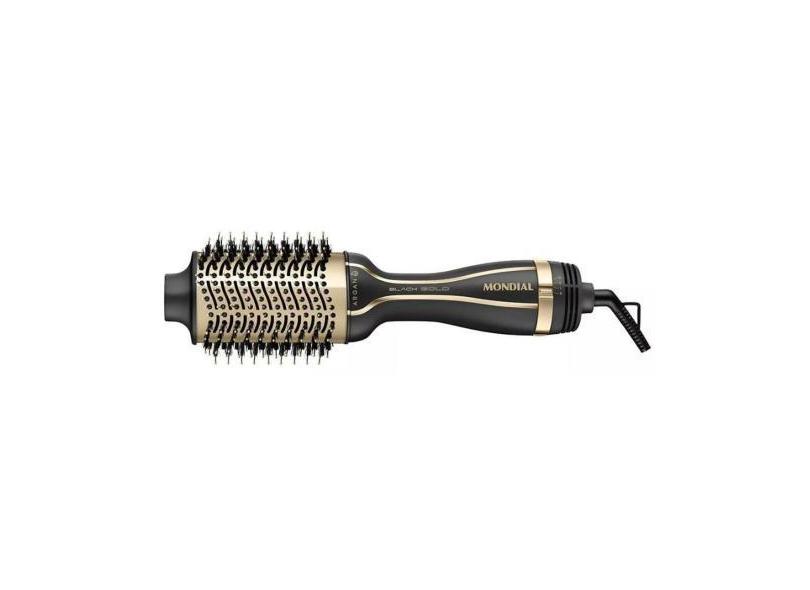 Escova Secadora Black Gold Argan Mondial 1200watts ES-15 Bivolt, Bivol