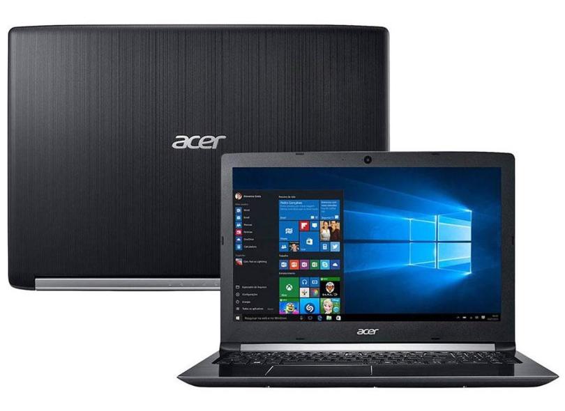 Notebook Acer Aspire 3 Intel Core i5 7200U 7ª Geração 4 GB de RAM 1024 GB 15.6 " Windows 10 A515-51-55DD
