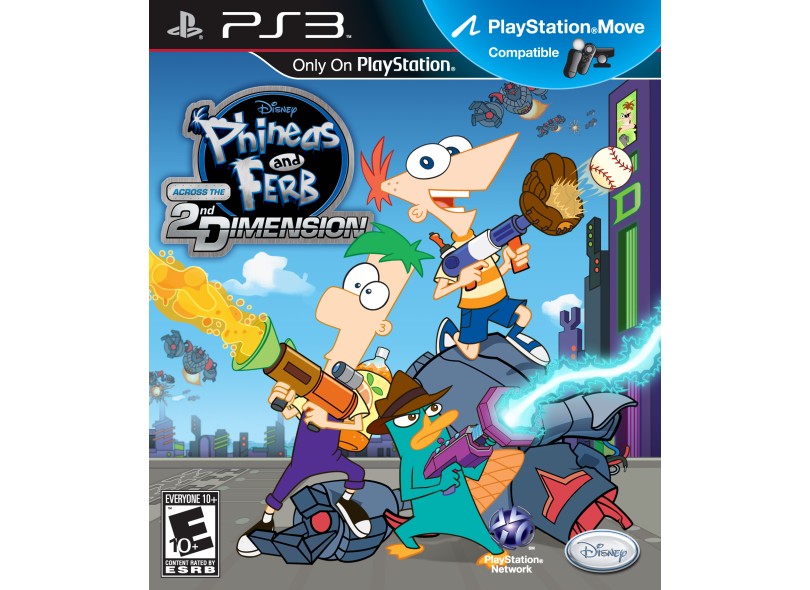 Jogo Phineas e Ferb: Across the Second Dimension Disney PS3