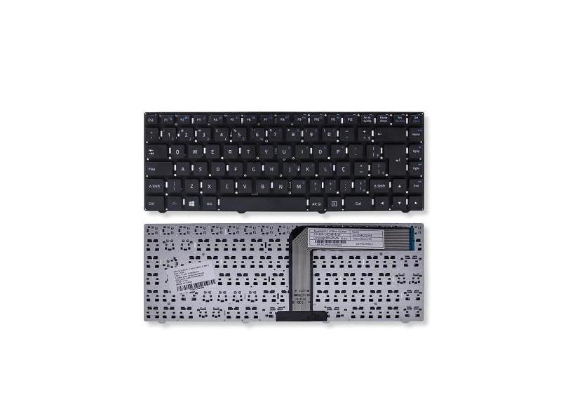 Teclado para Notebook bringIT compatível com Positivo Part Number 82R-