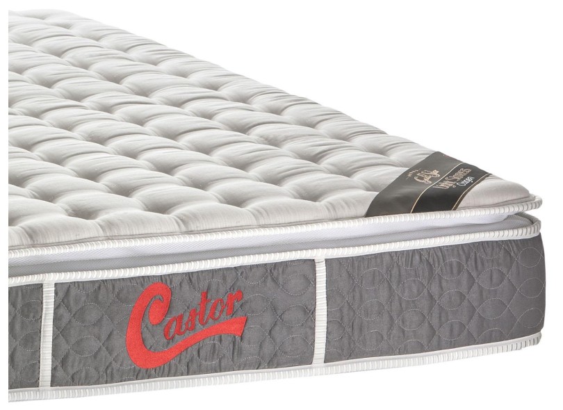 Colchão King Size Molas Ensacadas/Pocket Castor New One Face