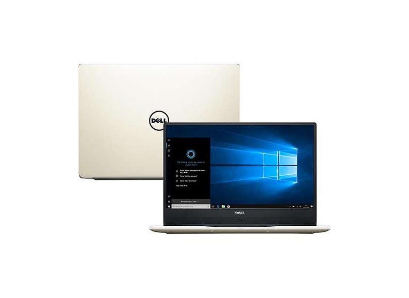 Notebook Dell Inspiron 7000 Intel Core i7 7500U 7ª Geração 8GB de RAM HD 1 TB 14" GeForce 940MX Windows 10 Home I14-7460