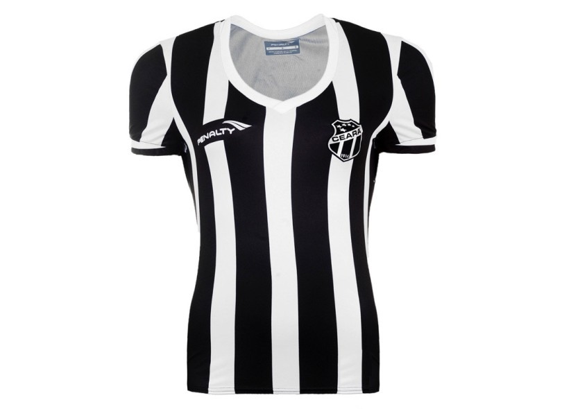 Camisa Jogo Ceará I 2015 Feminina com número Penalty