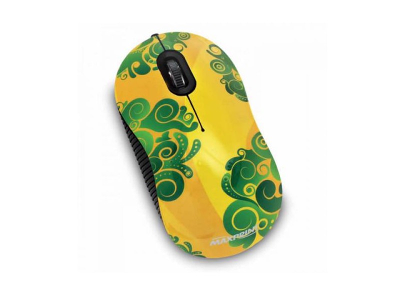 Mouse Óptico USB Brasil Abstrato 601052 - Maxprint