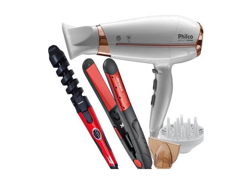 Secador De Cabelo Philco 2200W Ion Profissional Quente Frio Beauty Dif