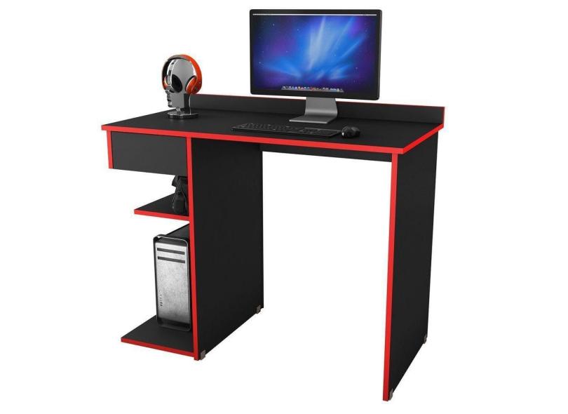 Mesa Gamer - Abx Preto/vermelho