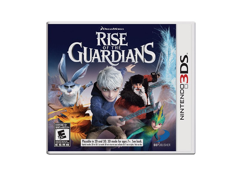 Jogo Rise of the Guardians Dreamworks Rise of the Guardians 3DS
