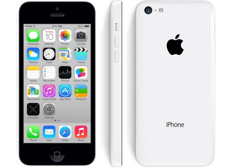 Smartphone Apple iPhone 5C 16GB Câmera 8,0 MP Desbloqueado Wi-Fi 3G 4G