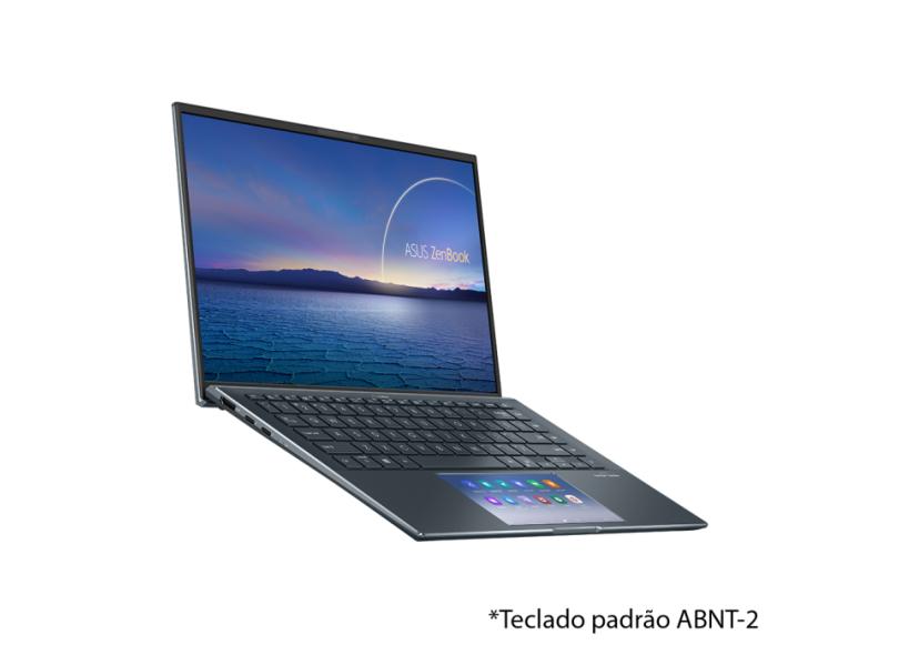 Notebook Asus Zenbook 14 Intel Core i7 1165G7 11ª Geração 8 GB de RAM 512.0 GB 14 " Full Windows 10 UX435EA-A5072T