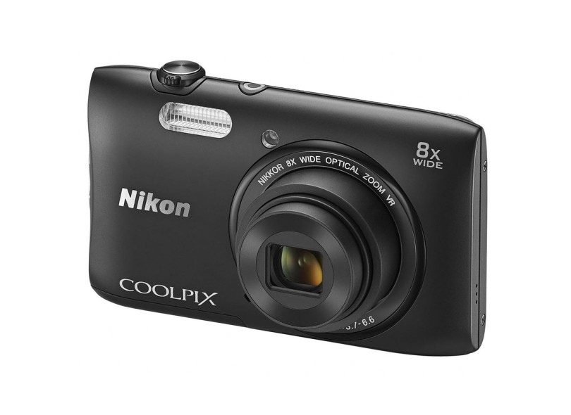 Câmera Digital Nikon Coolpix 20.1 MP HD S3600