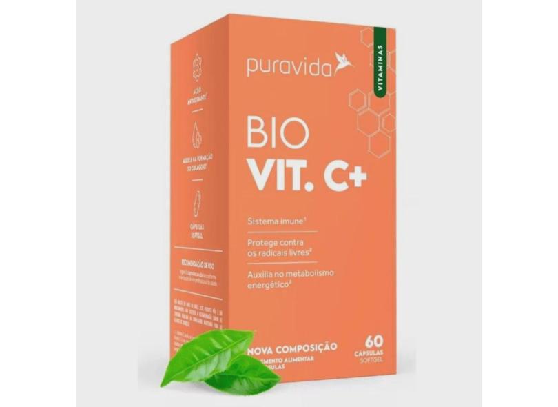 Bio Vit c + Vitamina C Lipossomal (60 caps) - Pura Vida