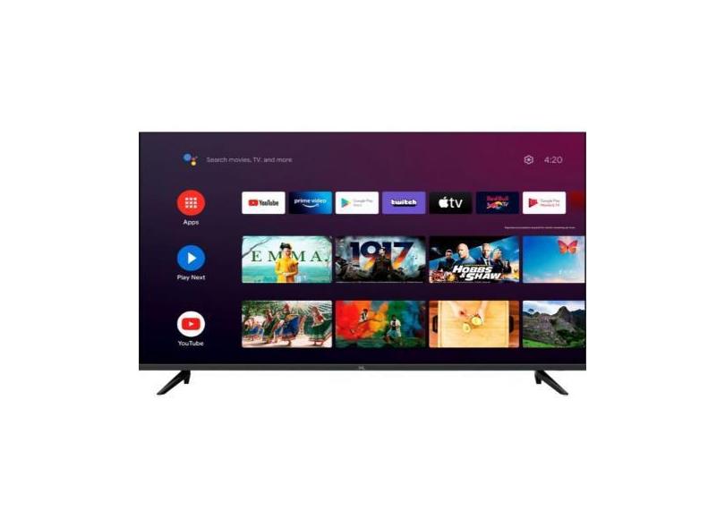TV Smart LED Mtek MK58FSAU 58" 4K Wifi - Preto
