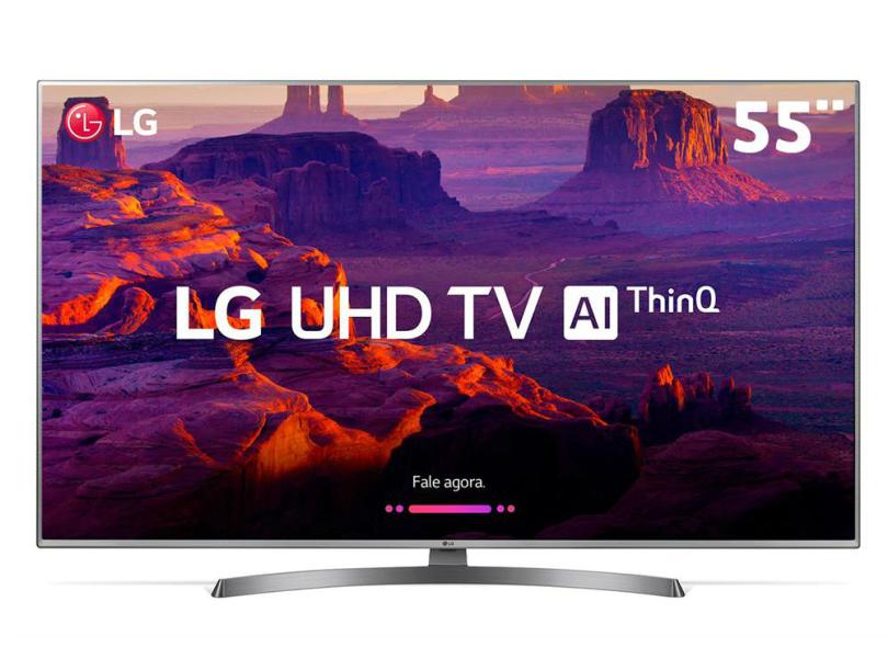 Smart Tv Led 55 Lg Thinq Ai 4k Hdr 55uk6540psb Com O Melhor Preço é No