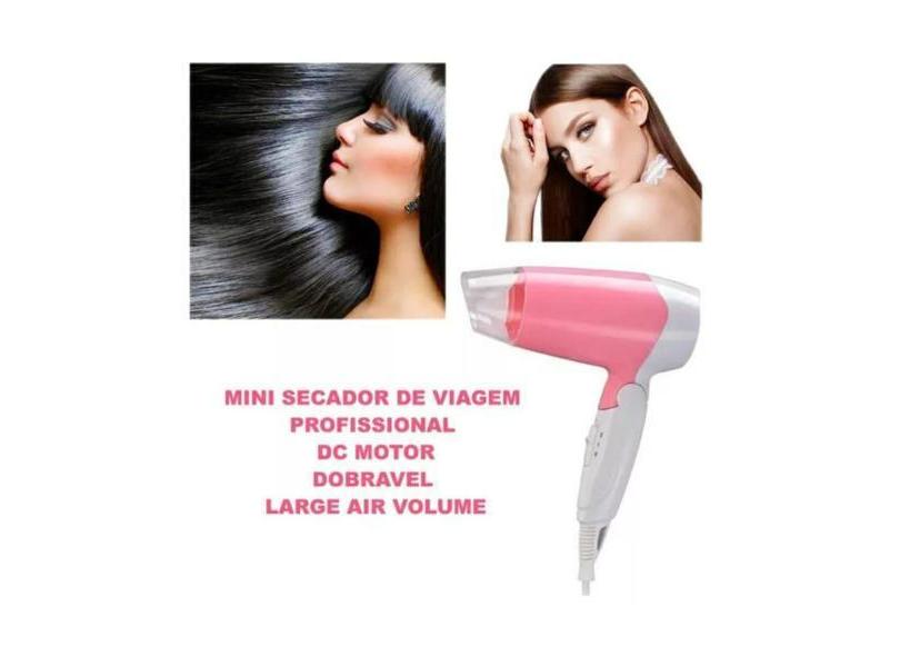 Mini Secador De Cabelo 110V Dobrável Para Viagem By-532D