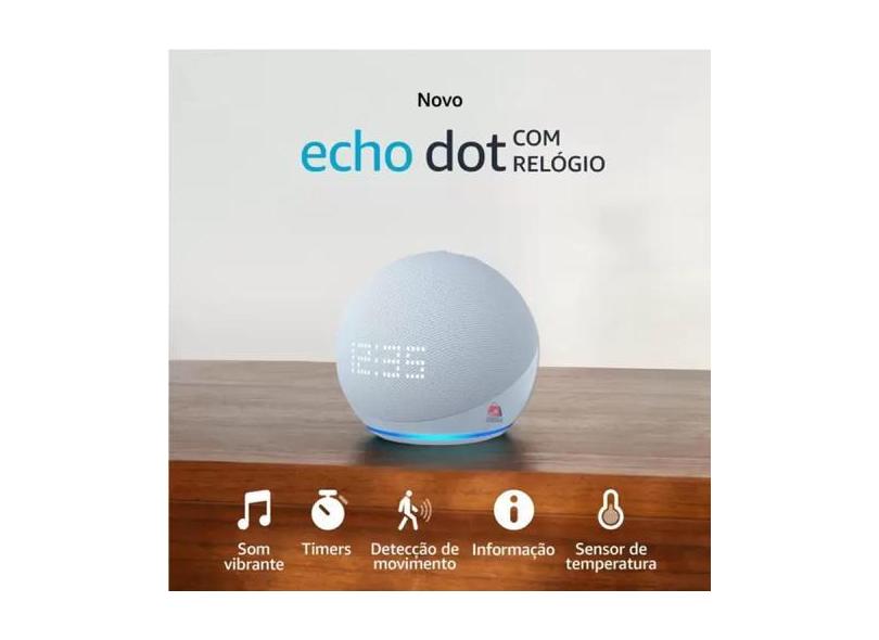 Echo Dot 4ª Geração Smart Speaker com Alexa -  - Smart Speaker /  Caixa de Som - Magazine Luiza