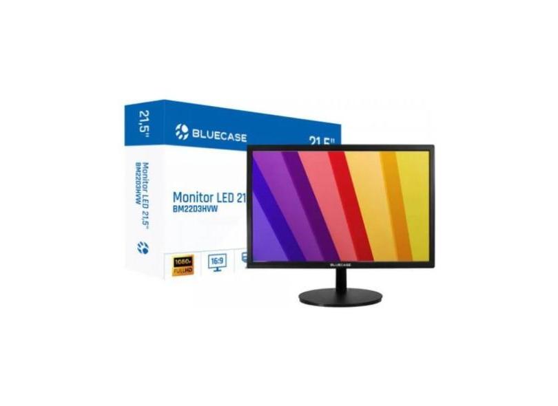 Monitor 21.5 Bluecase Bm22d3hvw - Full Hd - Suporte Vesa BM22D3HVW