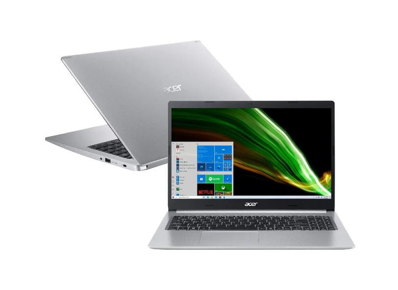 Notebook Acer Aspire 5 Intel Core i5 1035G1 10ª Geração 8 GB de RAM 256.0 GB 15.6 " Windows 10 A515-55-592C